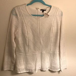 Banana Republic Peplum lace top